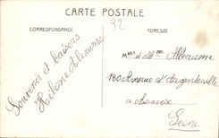 POSTAL Puteaux de la VENDIMIA redondo no y avenida del tabaco de la defensa