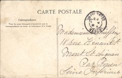 POSTAL de la VENDIMIA la castana mas vieja del asno del nino de Robinson