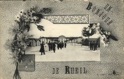 CPA Un Bonjour de Rueil Militaria 