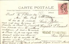 VINTAGE POSTCARD Rueil Barracks of 16th D Artillery the Militaria Batteries