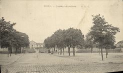 VINTAGE POSTCARD Rueil District D Militaria Artillery