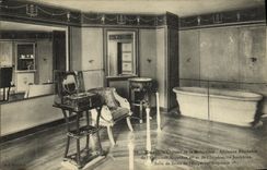 VINTAGE POSTCARD Rueil Castle of Malmaison Old Residence of Napoleon 1st Bathroom