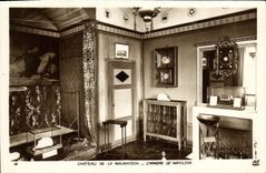 VINTAGE POSTCARD Castle of Malmaison Room of Napoleon