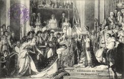 CPA Cermonie du Sacre du Napoleon l