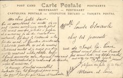 VINTAGE POSTCARD Rueil the Castle of Malmaison the hall and the bust of Napoleon 1st