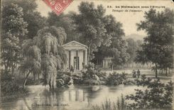 VINTAGE POSTCARD Malmaison under L Worsens Temple of L Amour