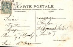 VINTAGE POSTCARD Rueil Memorial of the Battle of Buzenval Militaria