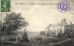 VINTAGE POSTCARD Rueil the Castle of Malmaison under L Worsens