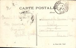 VINTAGE POSTCARD Rueil the Castle of Malmaison under L Worsens