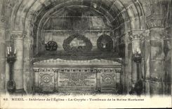 CPA Rueil Interieur de l Eglise La Crypte Tombeau de la Reine Hortense