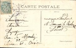 POSTAL Rueil interior de la VENDIMIA de L iglesia la tumba de la cripta de la reina de Hortense