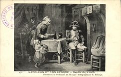 CPA Napolen et Son Epoque Napolen Chez la vieille