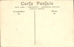 VINTAGE POSTCARD Rueil Castle of Malmaison Old residence of Napoleon the 1st room of the council