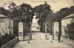 CPA Chateau de la Malmaison L Entree