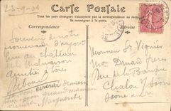 CPA Chateau de la Malmaison L Entree