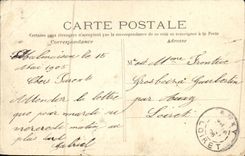 VINTAGE POSTCARD Ruiel Memorial of the Battle of Buzenval Militaria