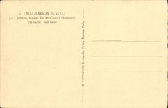 VINTAGE POSTCARD Malmaison the Castle frontage Is and Court D Honneur