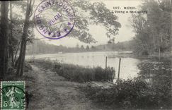 VINTAGE POSTCARD Rueil L pond has St Cucufa