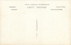 VINTAGE POSTCARD Castle of Malmaison the Room of Music