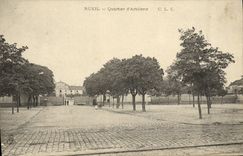 CPA Rueil Quartier d Artillerie Militaria 