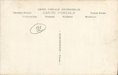 VINTAGE POSTCARD Believed of the Seine Rueil Avenue of Paris