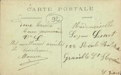 CPA Parc du Chateau de la Malmaison Cygnes