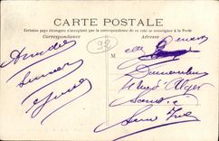 CPA Rueil Inspection du 16eme d Artillerie par le General Mounier Mise en Batterie Militaria 