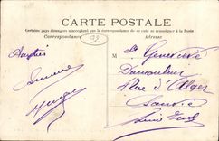VINTAGE POSTCARD Rueil a group D Officers of 16th D Militaria Artillery