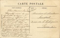 VINTAGE POSTCARD Rueil the Castle of Malmaison Old Residence of Napoleon 1st Bathroom