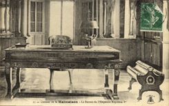 VINTAGE POSTCARD Castle of Malmaison the Office of L Emperor Napoleon L er