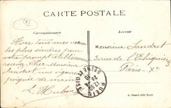 CPA Chateau de la Malmaison Le Chemin de l Exil