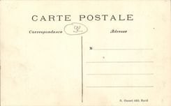 VINTAGE POSTCARD the Castle of Malmaison Main entrance