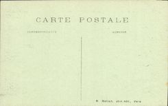 CPA Parc de St Cloud La Terrasse emplacement ou s elevait le Chateau