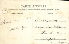 CPA C M Saint Cloud La Dirigeable Republique Passe au dessus de Saint Cloud Zeppelin dirigeable 