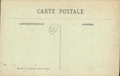 De la VENDIMIA de la POSTAL panorama de la nube Saint tomado de Bellevue el lazo del Seine el puente de la nube separada Mont Valerien de Boulogne Saint