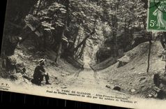 Puente ido nube santa de Frank del parque de la POSTAL de la VENDIMIA montana del diablo construido por los soldados de Napoleon 1r