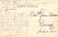 POSTAL Parc de la VENDIMIA Saint del panorama de la nube hacia la herradura tomada de Trocadero