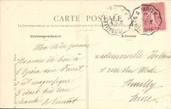 CPA Parc de Villeneuve l etang Les Etangs vers le Pont de Fer