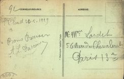 Nube del St de la POSTAL de la VENDIMIA el agua grande del parque la opinion grande de la cascada