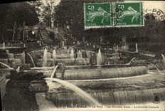 CPA Saint Cloud Le Parc Grandes Eaux La Grande Cascade 