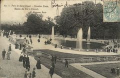 CPA Parc de Saint Cloud Grande Eaux Bassin du Fer Cheval