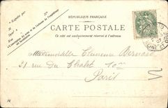 CPA Parc de Saint Cloud Le Parc Reconstruction du Fronton du Palais De 