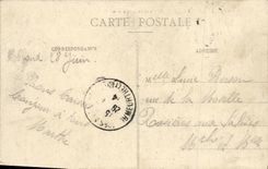 CPA Parc de Saint Cloud Emplacements du Chateau Bassin du Fer a Chaval