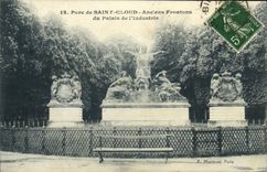 CPA Parc de Saint Cloud Ancien Fronton du Palais de L Eglise