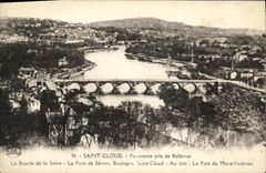 VINTAGE POSTCARD Park of Saint Cloud Panorama Taken of Bellevue