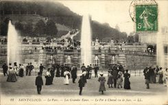 CPA Parc de Saint Cloud Les Grandes Eaux