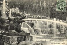 CPA Parc de Saint Cloud Les Cascades
