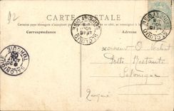 VINTAGE POSTCARD Park of Cloud Saint Large Alley Of the Low Park