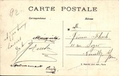 VINTAGE POSTCARD Park of Cloud Saint the Park Seen On the Terraces of L Old Castle