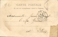 VINTAGE POSTCARD Park of Saint Cloud Basins of the Cascade